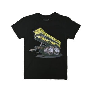 T-skjorte sort DX140 barn