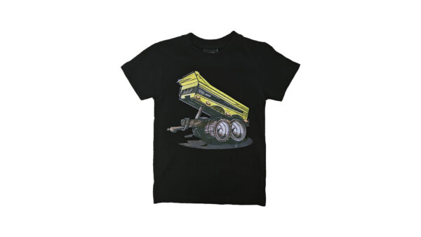 T-skjorte sort DX140 barn