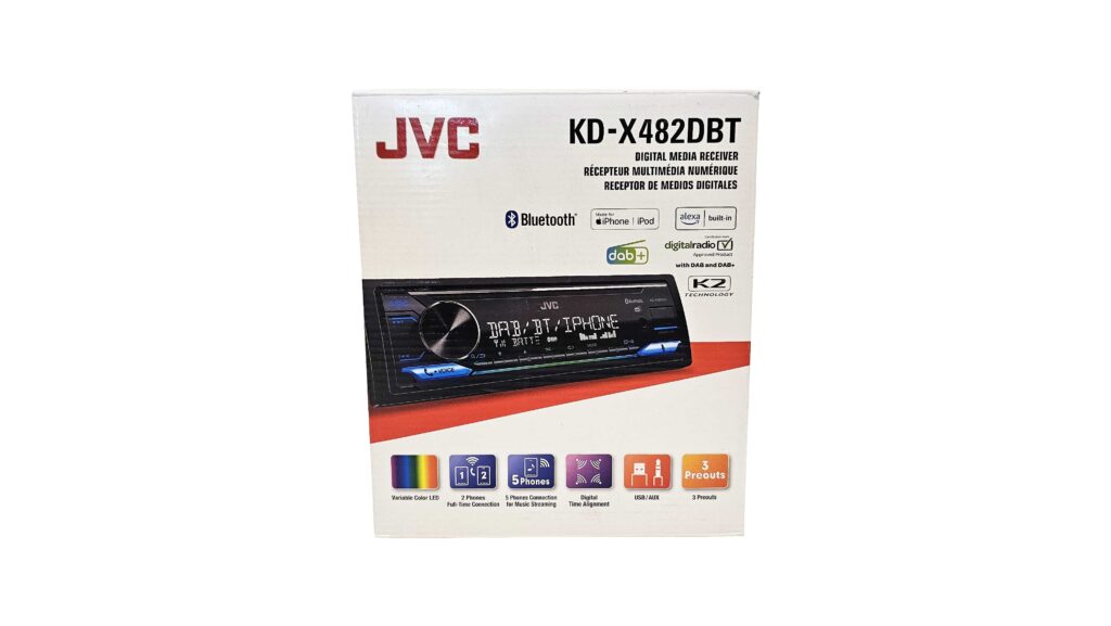 Radio USB BT DAB+, fargedisplay