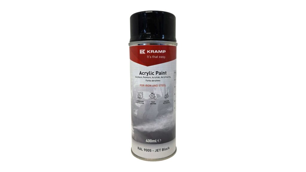 Maling RAL 9005 kulsort 400ml Kramp