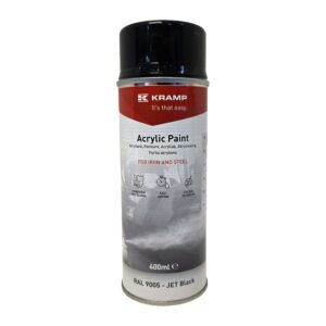 Maling RAL 9005 kulsort 400ml Kramp