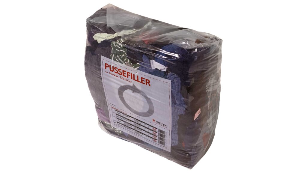 Tørkefiller kulørt 10KG