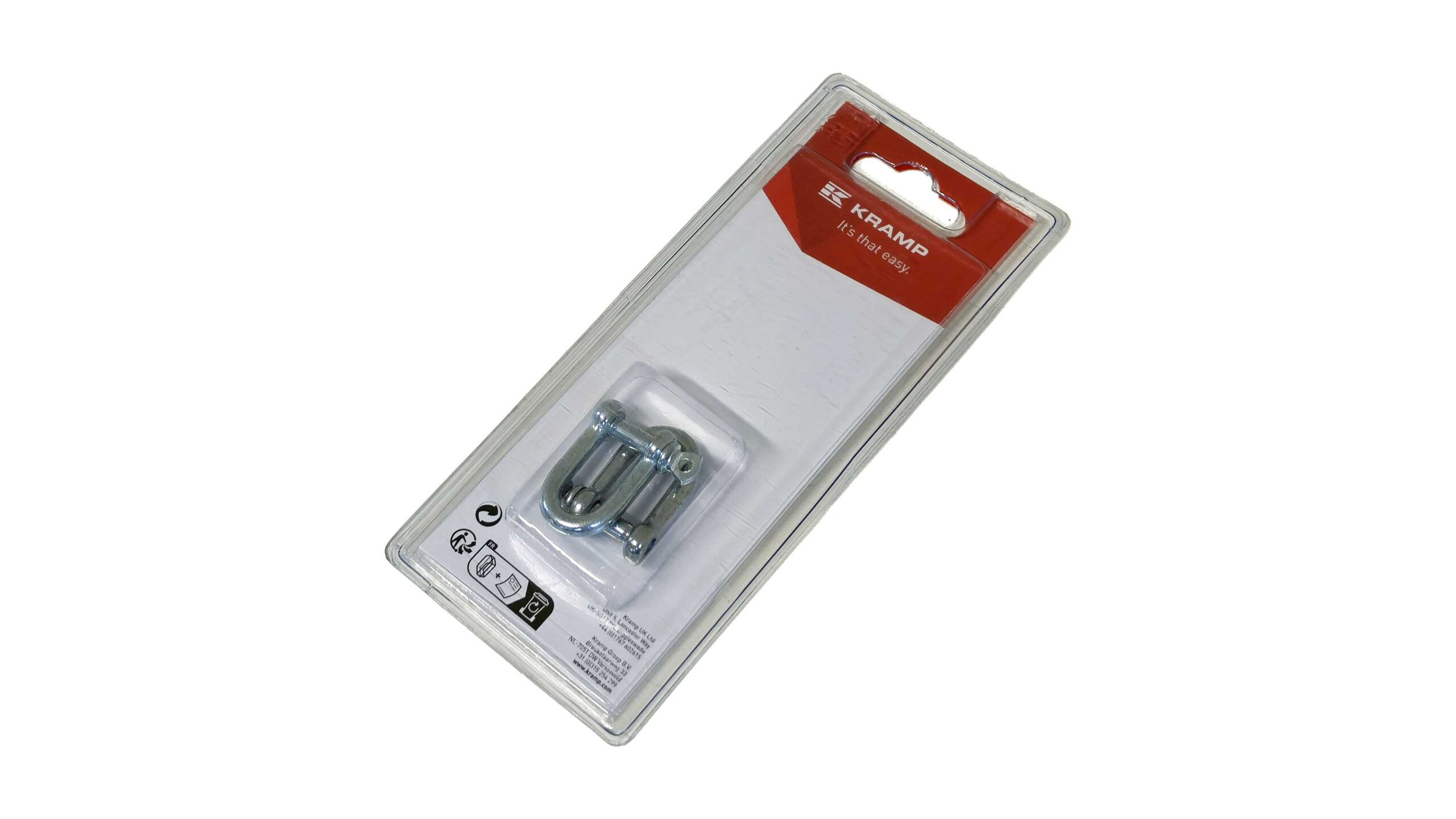 D-shackle Ø5mm x 20mm, 3/16" (2) - Bilde 2