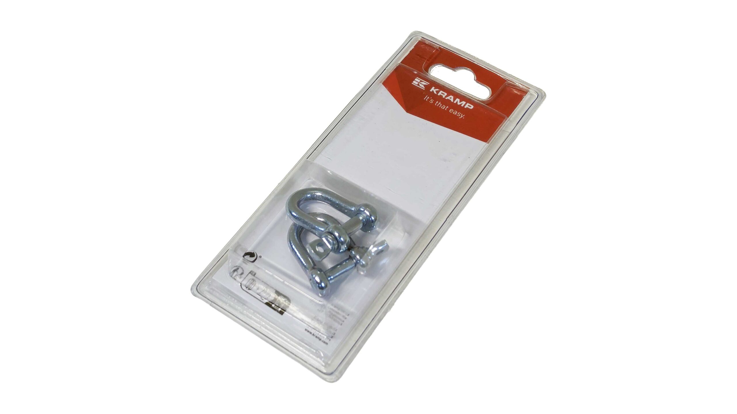 D-shackle Ø6mm x 24mm, 1/4" (2) - Bilde 2