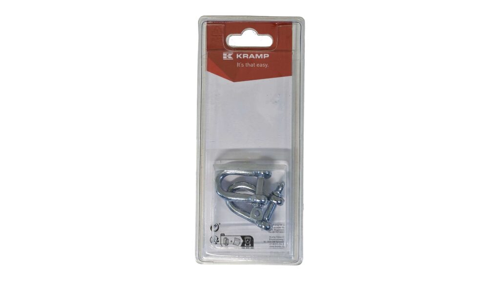 D-shackle Ø6mm x 24mm, 1/4" (2)