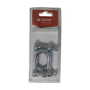 D-shackle Ø10mm x 40mm, 3/8" (2)