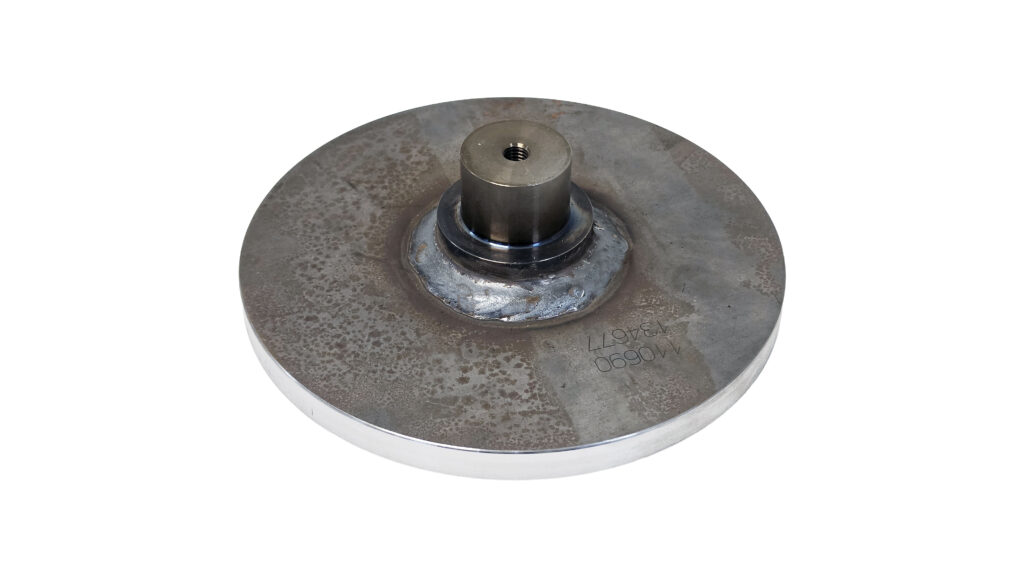 Endelokk m/aksel for rotor, ikke drivside