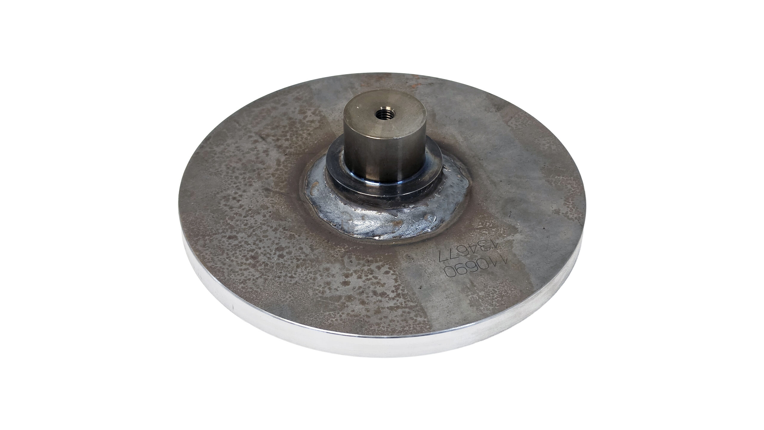 Endelokk m/aksel for rotor, ikke drivside